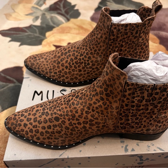 Musse & Cloud Kelis Chelsea boot. Leopard print. EU 39/US size 8. Like new - Picture 5 of 8